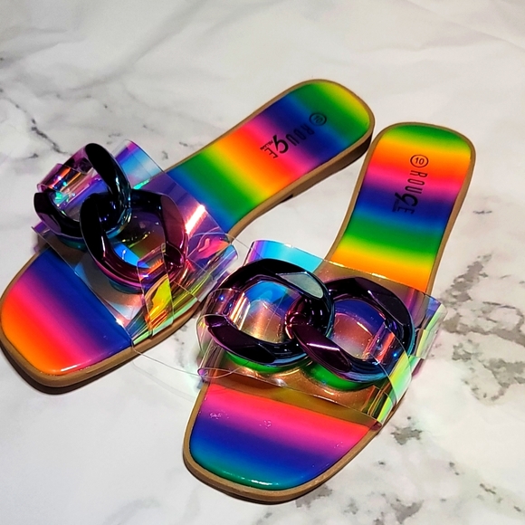 Rainbow Sandals - Picture 1 of 2